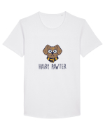 Hairy Pawter Tricou mânecă scurtă guler larg Bărbat Skater