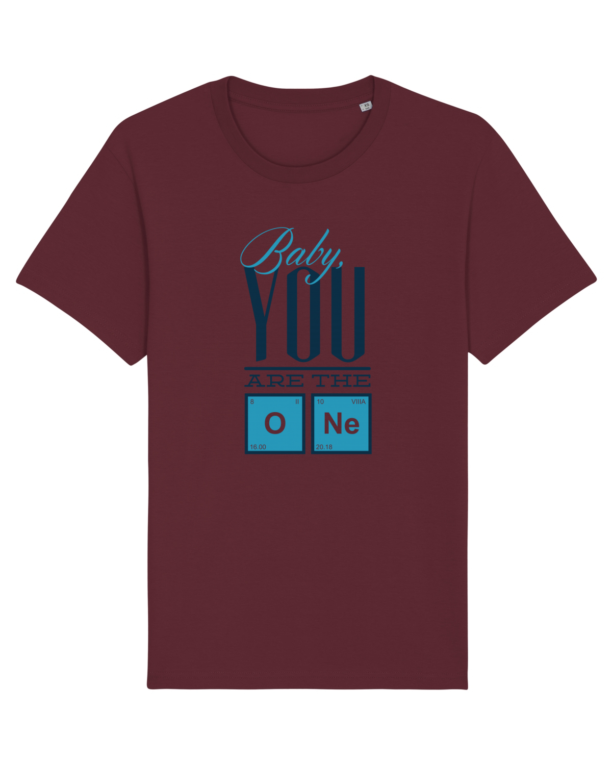Tricou mânecă scurtă Unisex Rocker Burgundy