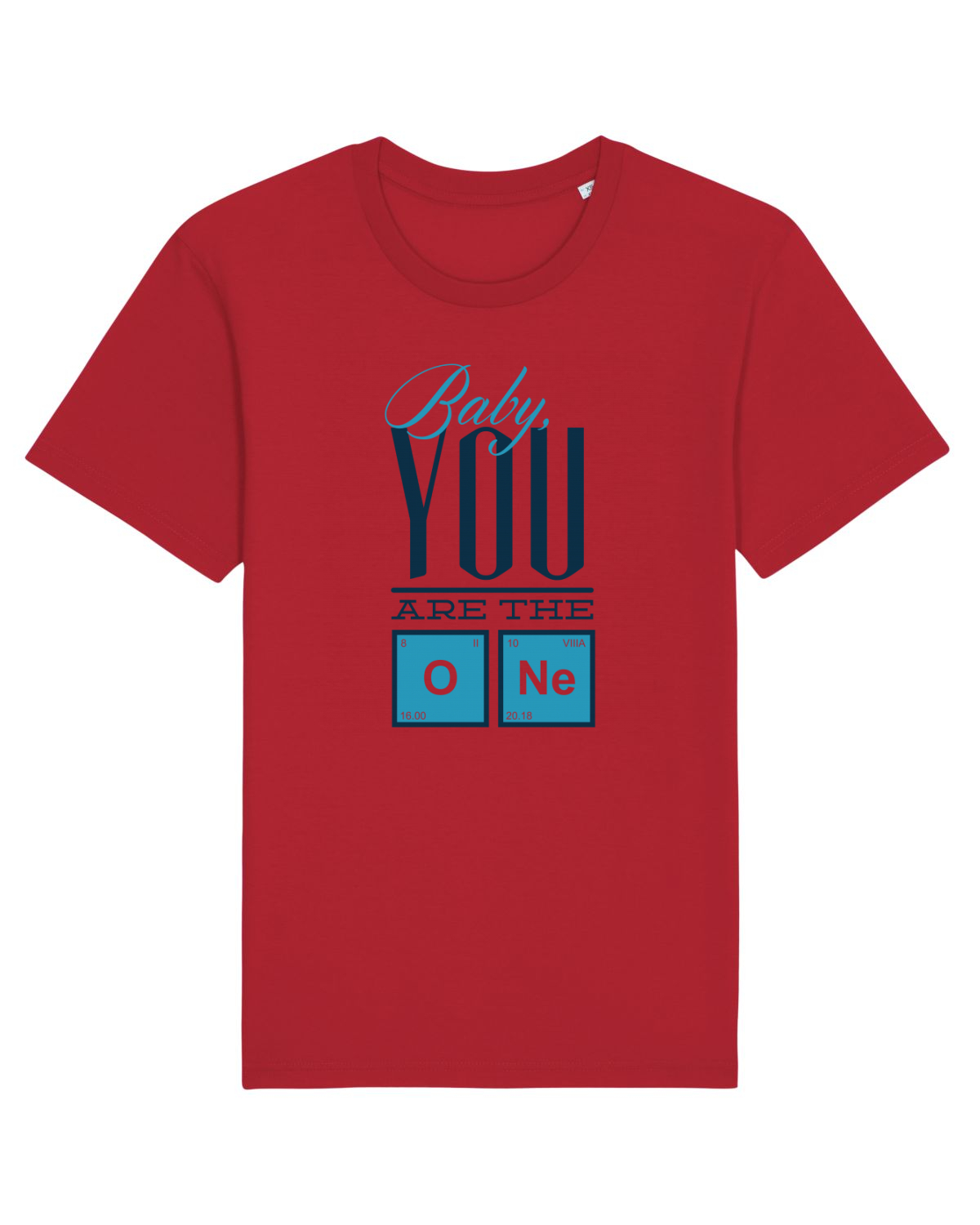 Tricou mânecă scurtă Unisex Rocker Red