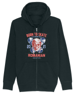 ROMANIAN Skater Hanorac cu fermoar Unisex Connector