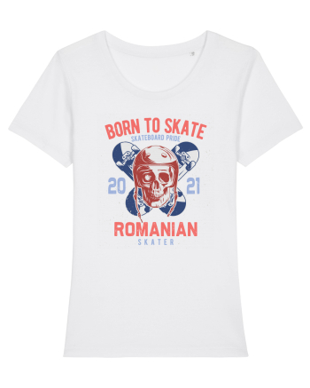 ROMANIAN Skater White