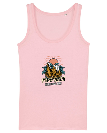 Two Beer Or Not Two Beer Cotton Pink
