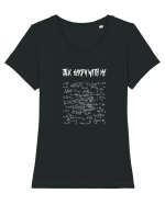 Talk Nerdy With Me Tricou mânecă scurtă guler larg fitted Damă Expresser