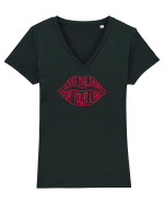 Drama Queen Tricou mânecă scurtă guler V Damă Evoker