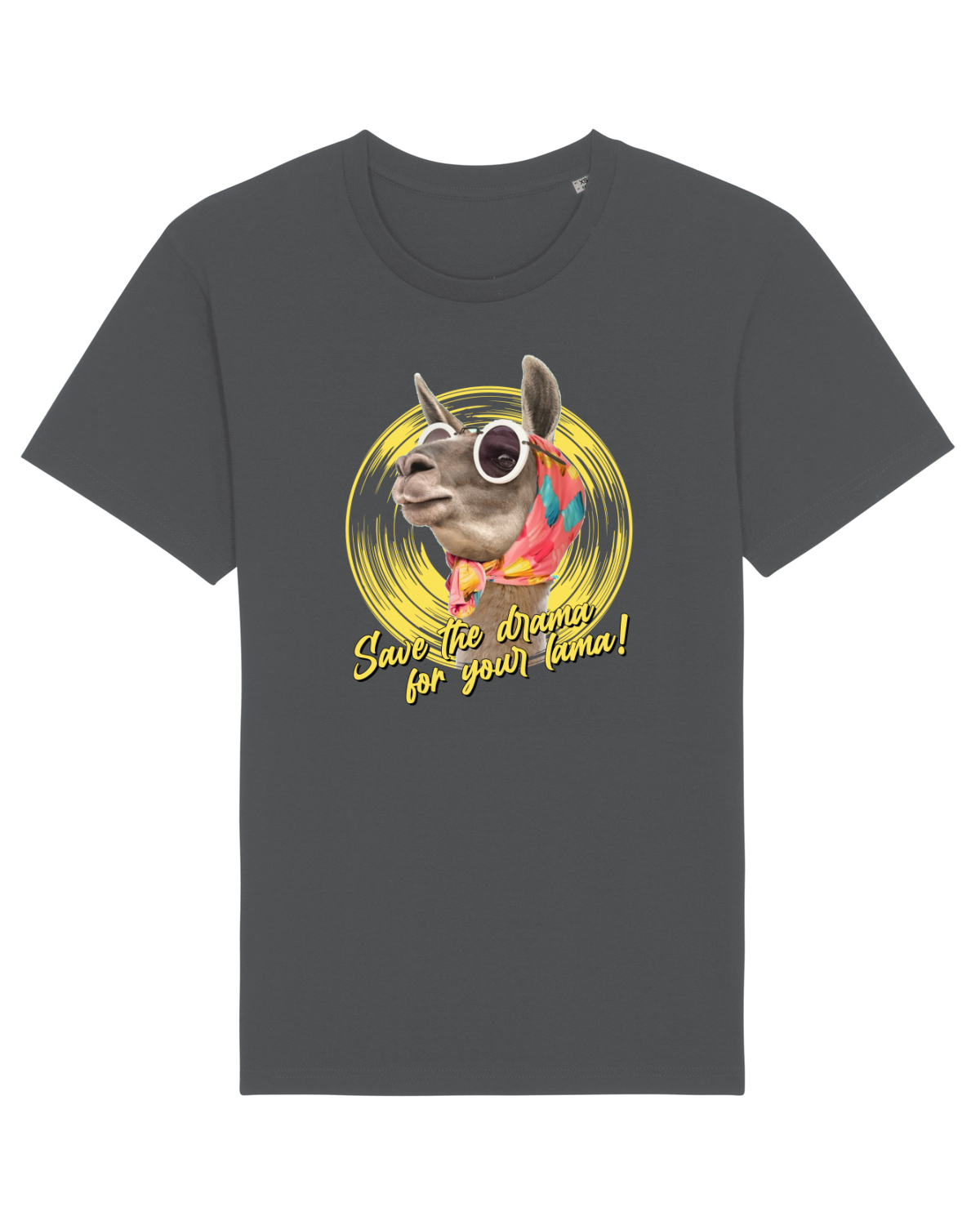 Tricou mânecă scurtă Unisex Rocker Anthracite