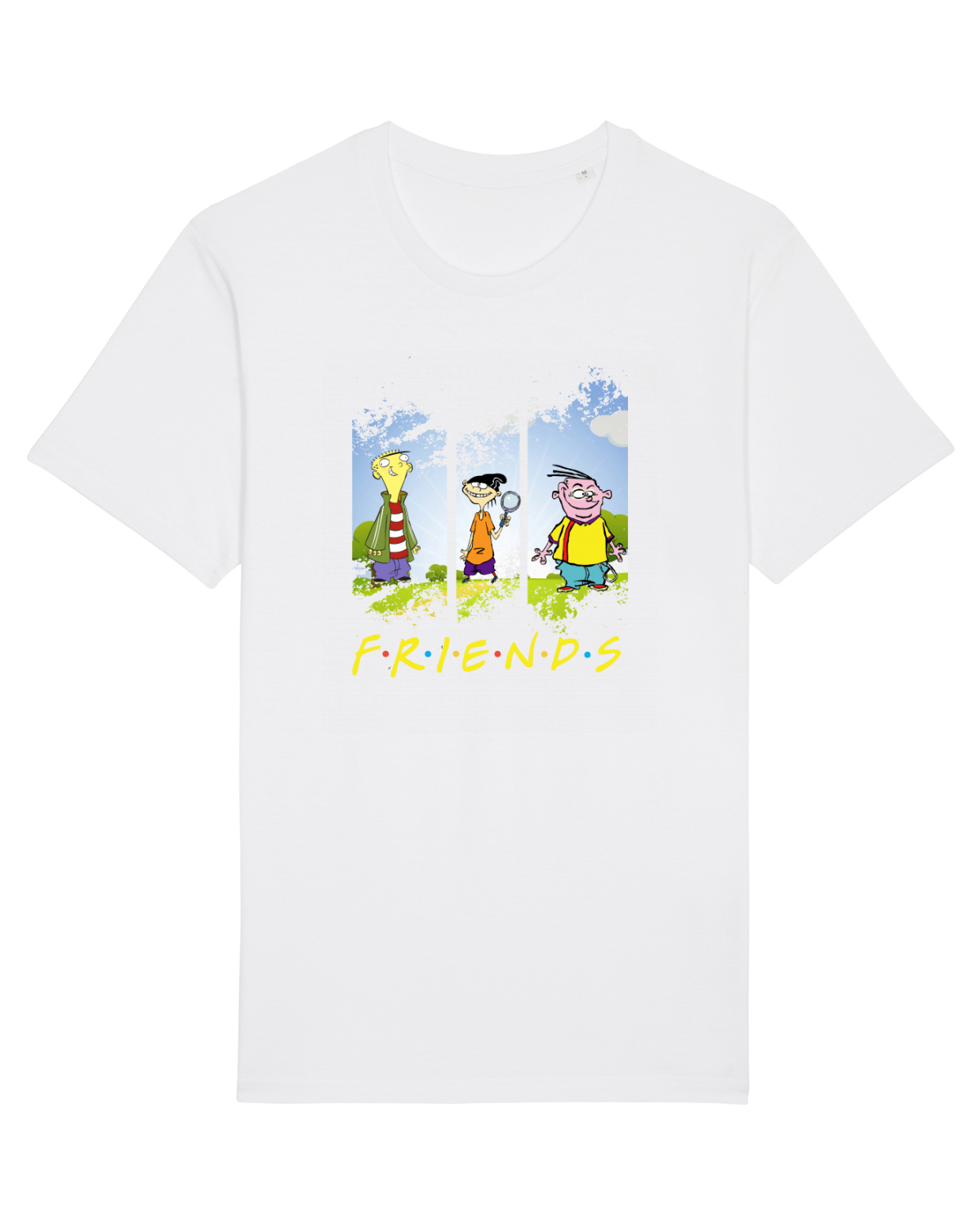 Tricou mânecă scurtă Unisex Rocker White