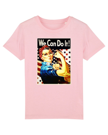 Strong Woman Cotton Pink