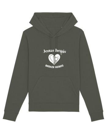 Jesus heals broken hearts Khaki