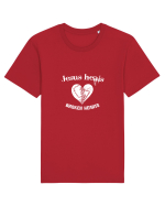 Jesus heals broken hearts Tricou mânecă scurtă Unisex Rocker