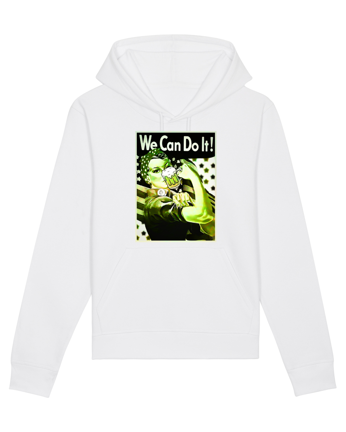 Hanorac Unisex Drummer White