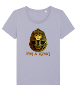 KING Tricou mânecă scurtă guler larg fitted Damă Expresser