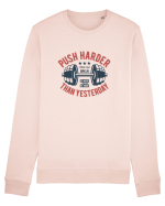 Push Harder than yesterday Gym Bluză mânecă lungă Unisex Rise