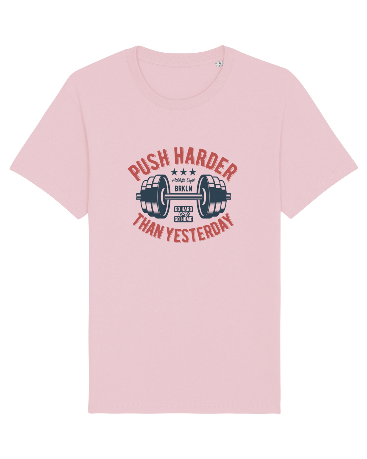 Tricou mânecă scurtă Unisex Rocker Cotton Pink