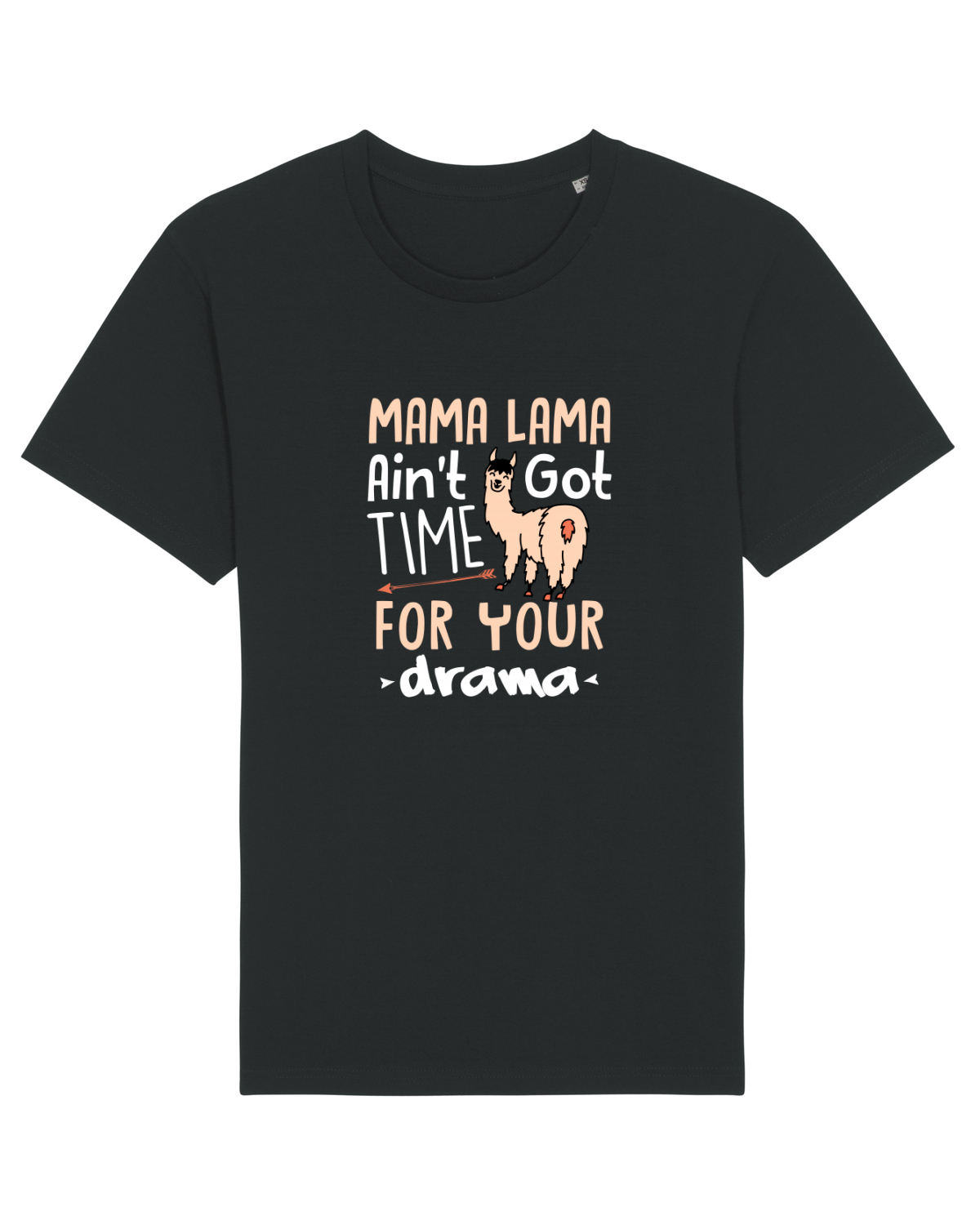 Tricou mânecă scurtă Unisex Rocker Black