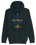 Born to be a leader Hanorac cu fermoar Unisex Connector
