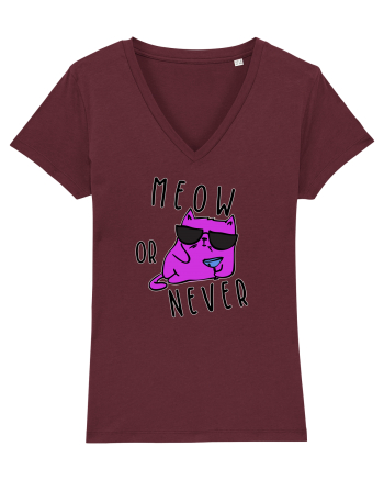 Meow or never Burgundy