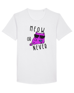 Meow or never Tricou mânecă scurtă guler larg Bărbat Skater