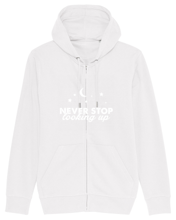 Never stop looking Up White