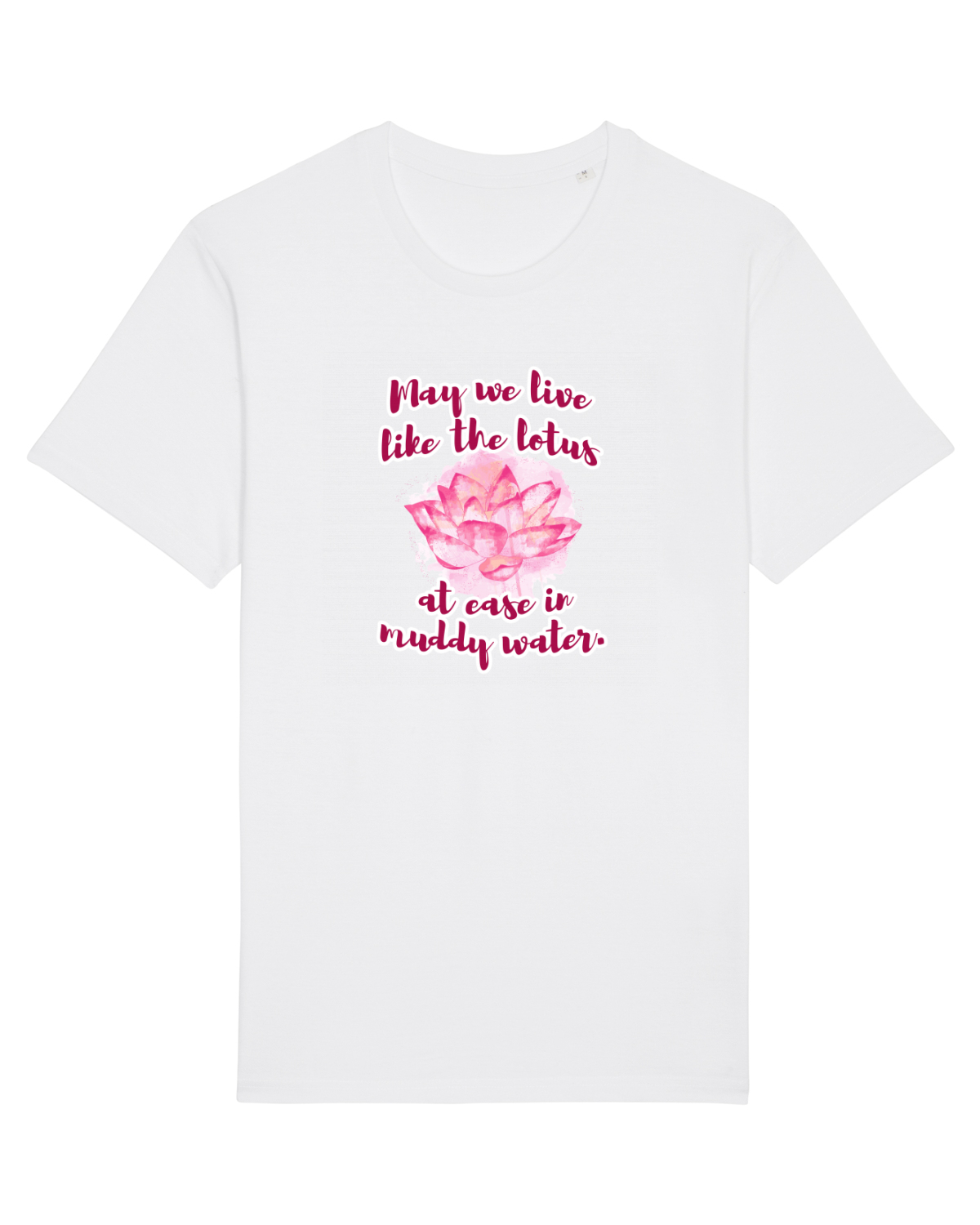 Tricou mânecă scurtă Unisex Rocker White