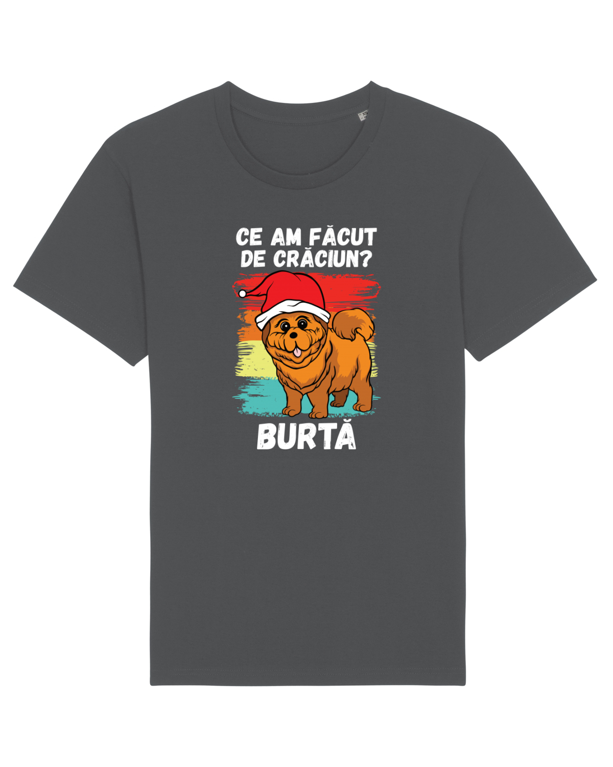 Tricou mânecă scurtă Unisex Rocker Anthracite
