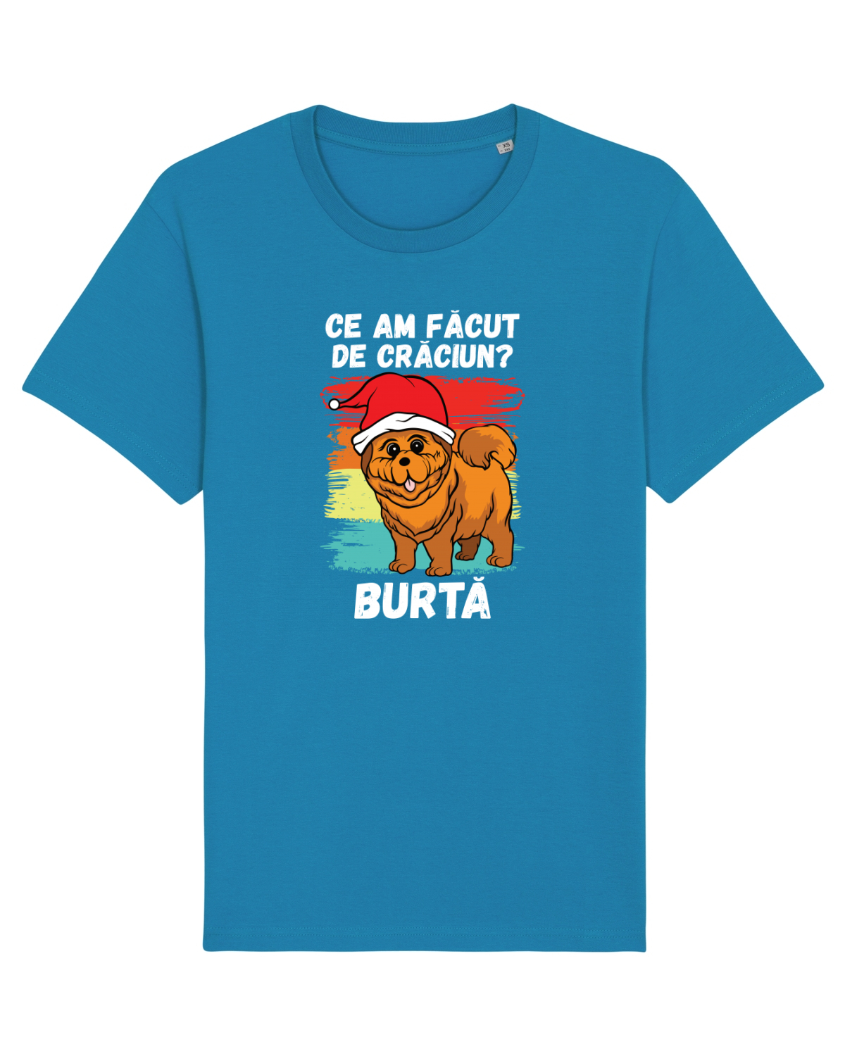 Tricou mânecă scurtă Unisex Rocker Azur