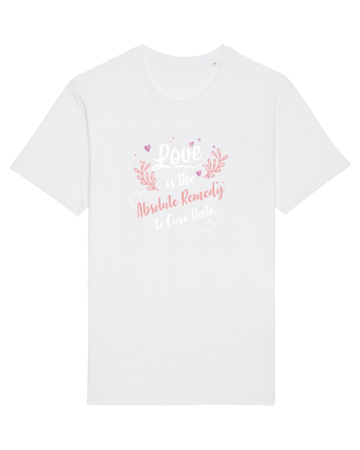 Tricou mânecă scurtă Unisex Rocker White