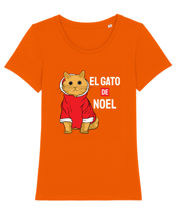 El gato de Noel Bright Orange