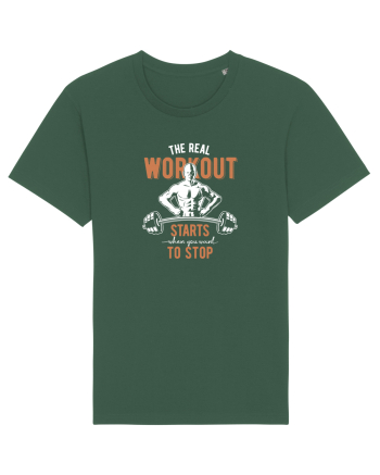 The Real Workout Gym Bottle Green