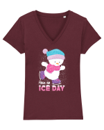Have an ice day Tricou mânecă scurtă guler V Damă Evoker
