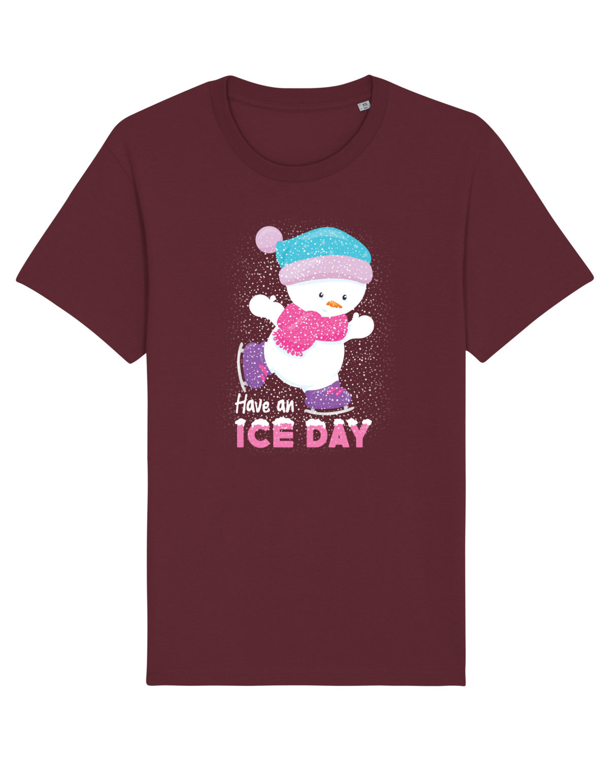 Tricou mânecă scurtă Unisex Rocker Burgundy