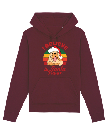 I believe in Santa Paws Burgundy