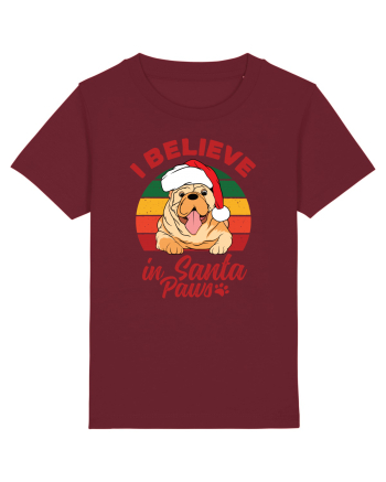 I believe in Santa Paws Burgundy