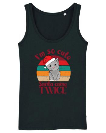 I'm so cute Santa came twice Black