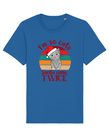 I'm so cute Santa came twice Royal Blue