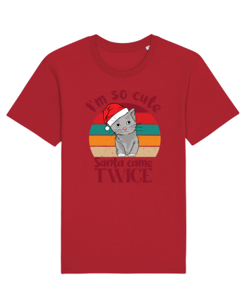 I'm so cute Santa came twice Red