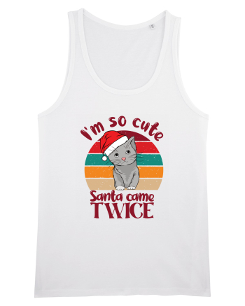 I'm so cute Santa came twice White