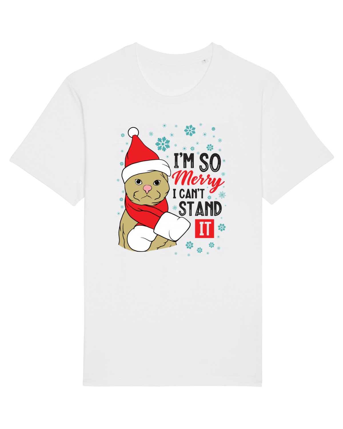Tricou mânecă scurtă Unisex Rocker White