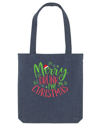 Merry drunk I'm Christmas Midnight Blue