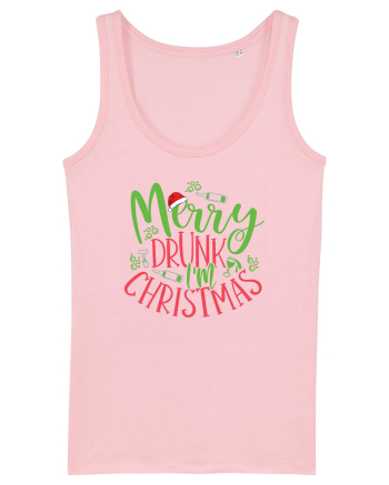 Merry drunk I'm Christmas Cotton Pink