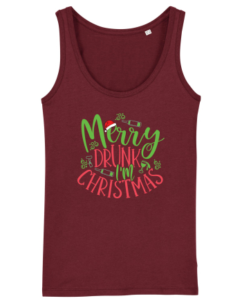 Merry drunk I'm Christmas Burgundy