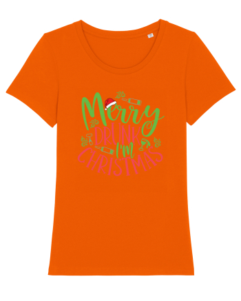 Merry drunk I'm Christmas Bright Orange