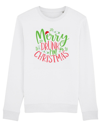 Merry drunk I'm Christmas White