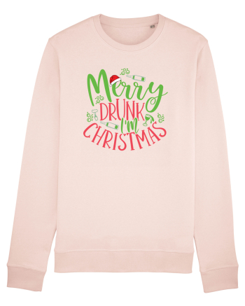 Merry drunk I'm Christmas Candy Pink