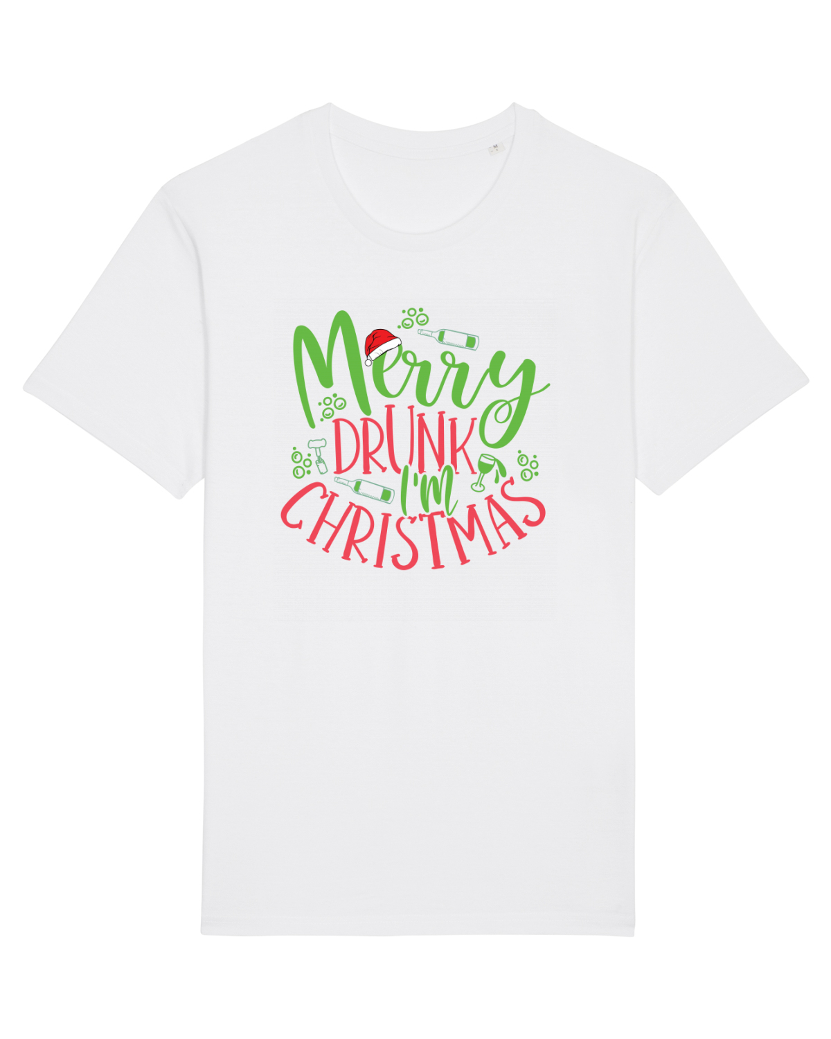 Tricou mânecă scurtă Unisex Rocker White