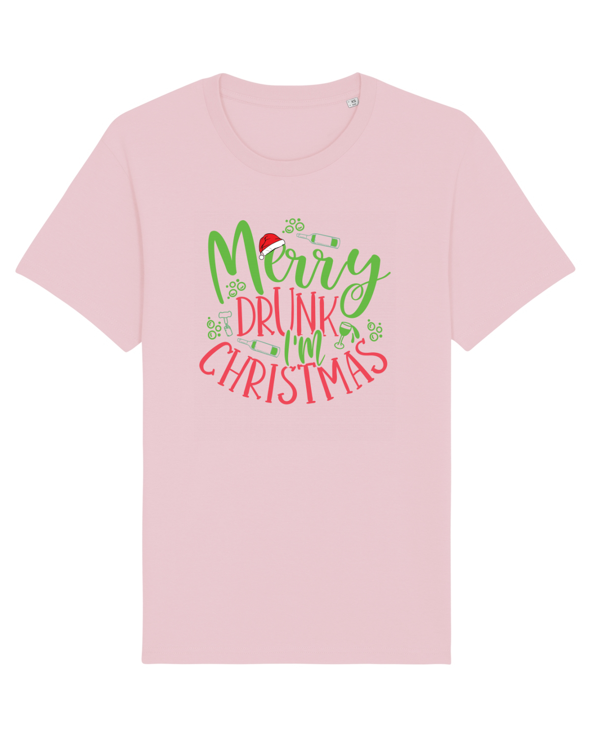 Tricou mânecă scurtă Unisex Rocker Cotton Pink