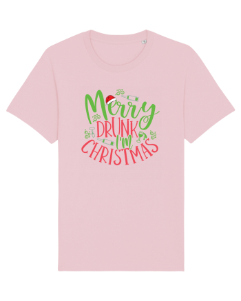 Merry drunk I'm Christmas Cotton Pink