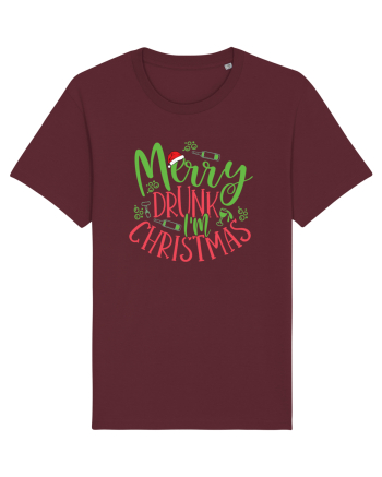 Merry drunk I'm Christmas Burgundy