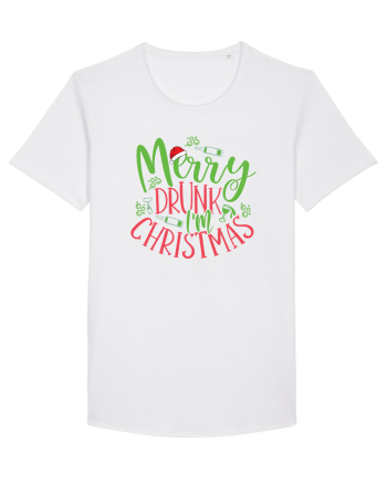 Merry drunk I'm Christmas White