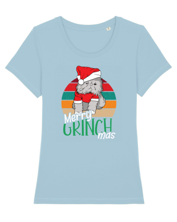 Merry Grinchmas Sky Blue