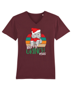Merry Grinchmas Tricou mânecă scurtă guler V Bărbat Presenter